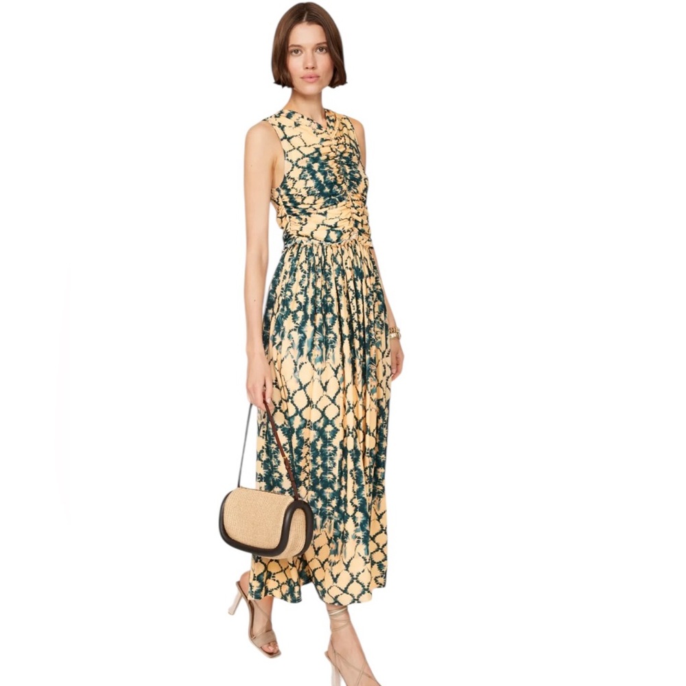 Ulla Johnson- SaschaElegant Tie-Dye Maxi Dress Size 2
